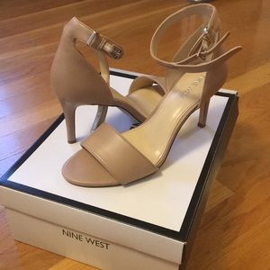 Nine West Tan Heels - Size 8